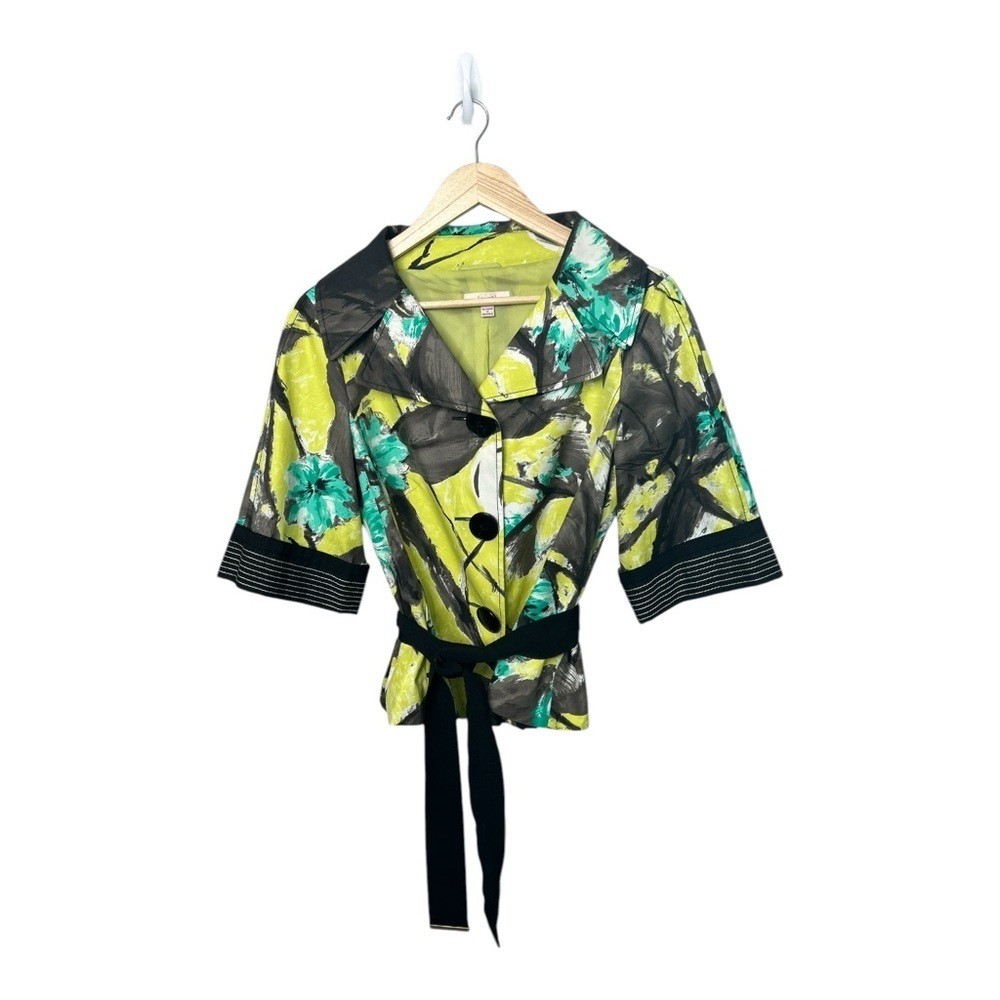 Laurel Colorful Floral Women’s Blazer | EU Size 40 & US Size‎ 10 | 100% Cotton